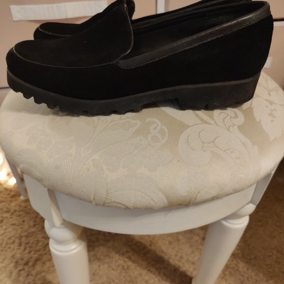 Suede Platform Wednesday Addams Loafers - Picture 3 of 3